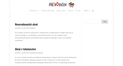 Desktop Screenshot of prerodicov.sk