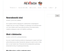 Tablet Screenshot of prerodicov.sk
